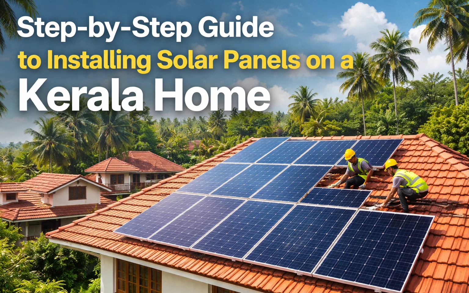 Step-by-Step Guide to Installing Solar Panels on a Kerala Home