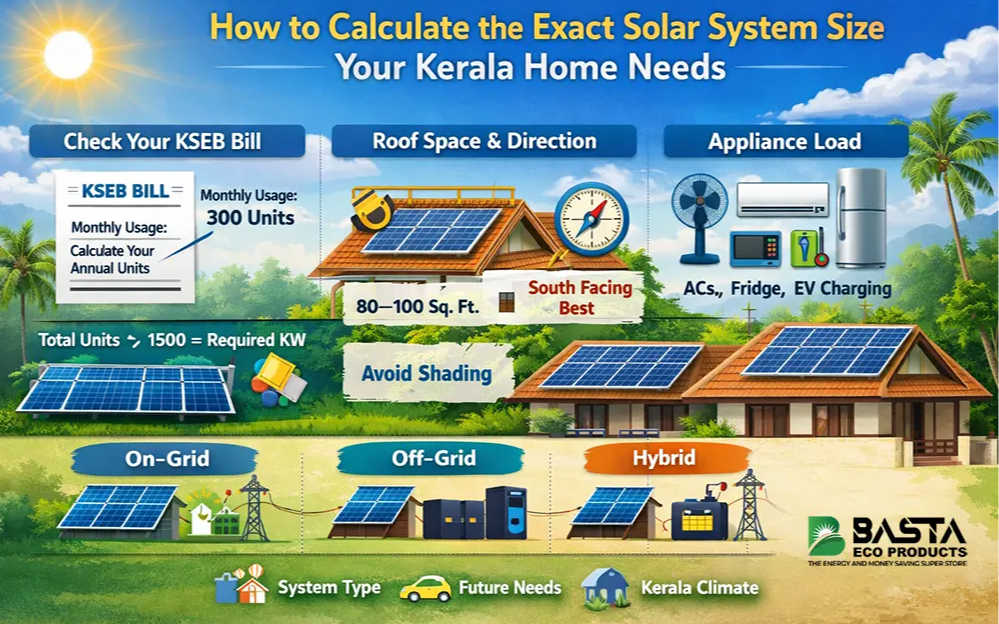 How to Calculate the Exact Solar System Size Your Kerala Home Needs