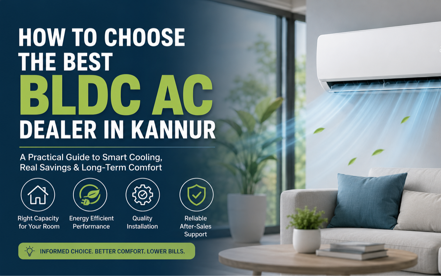 Best BLDC AC Dealer Kannur | Buying & Installation Guide