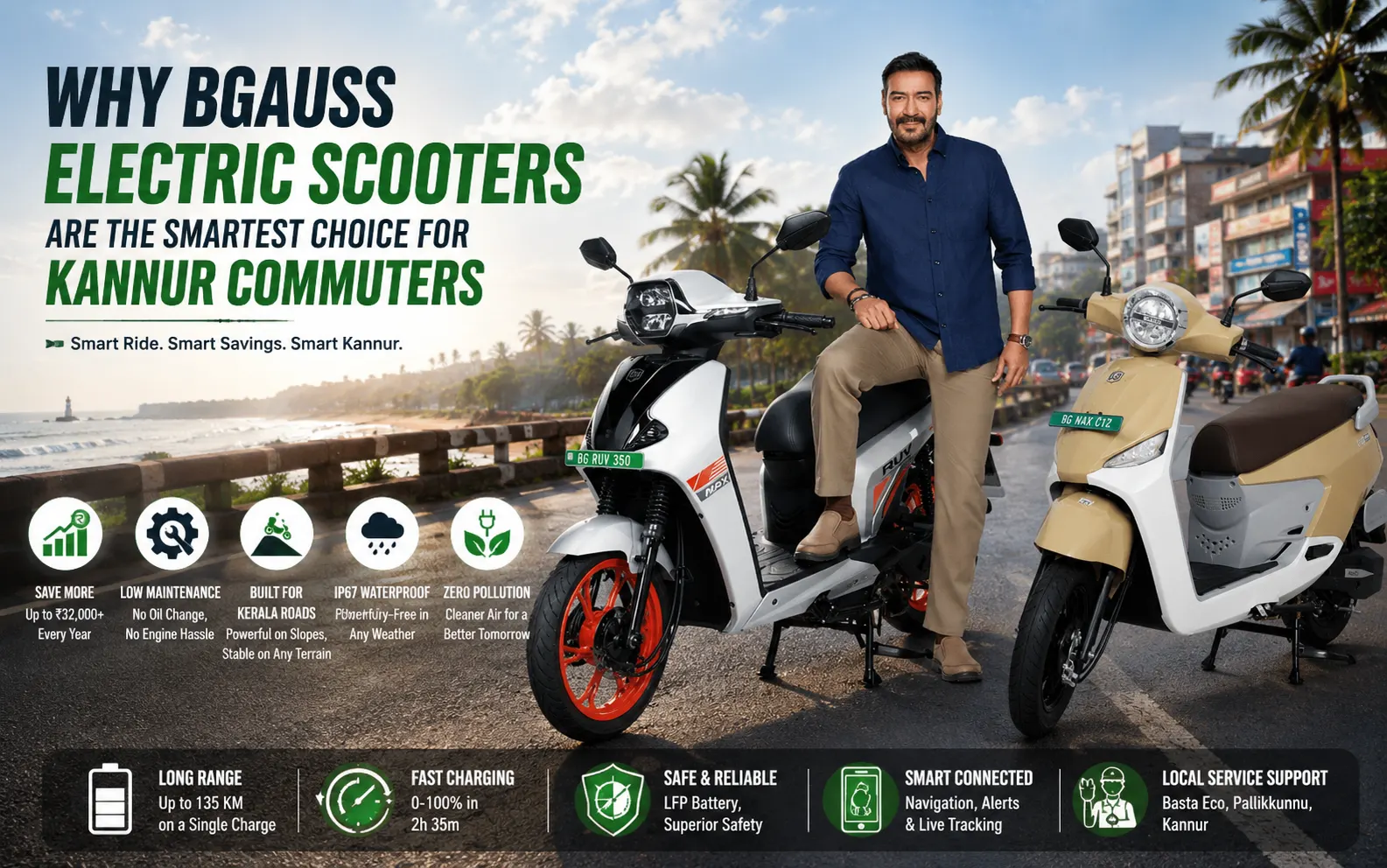 Why BGauss Electric Scooters are the Smartest Choice for Kannur Commuters